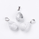 Natural Howlite Pendants(G-K187-04N)-1