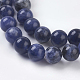 Natural Sodalite Beads Strands(G-E110-6mm-3)-3