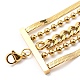 304 Stainless Steel Chains Multi-strand Bracelet for Women(BJEW-G674-01A-G)-4