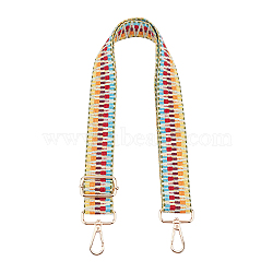 Polyester Adjustable Bag Strap, with Alloy Clasps, for Bag Replacement Accessories, Colorful, 7.1~127x3.8cm(FIND-WH0070-15)