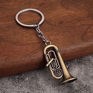 Musical Instruments Alloy Keychain