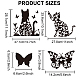 US 1 Set PET Hollow Out Drawing Painting Stencils(DIY-MA0001-39A)-2