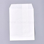 Kraft Paper Bags, No Handles, Food Storage Bags, White, None Pattern, 15x10cm(CARB-P001-D01-03)