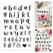 Custom Summer Theme PVC Plastic Clear Stamps, for DIY Scrapbooking, Photo Album Decorative, Cards Making, Letter, 160x110mm(DIY-WH0631-0044)