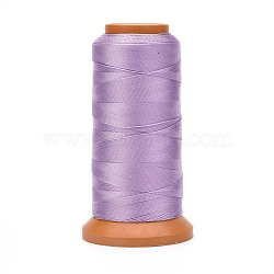 Polyester Threads, for Jewelry Making, Medium Purple, 0.25mm, about 874.89 yards(800m)/roll(NWIR-G018-C-08)