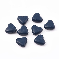 Sealing Wax Particles for Retro Seal Stamp, Heart, Prussian Blue, 12.5x13.5x6.5mm, about 757pcs/500g(DIY-WH0157-77I)