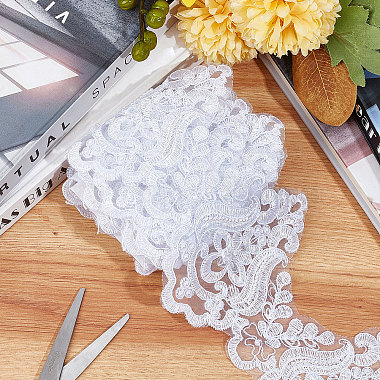 Polyester Lace Trim(OCOR-WH0070-43B)-4