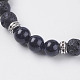Natural Lava Rock Beads Stretch Bracelets(BJEW-I241-12M)-2