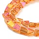 Full Rainbow Plated Electroplate Transparent Glass Beads Strands(EGLA-G037-06A-FR02)-3
