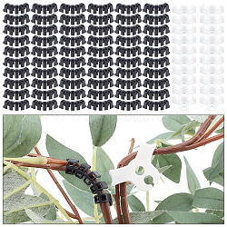 Plant Support Clips, Vines Tied Buckles, Plastic Grafting Fixing Tool, Agricultural Greenhouse Garden Supplies Anti-bending, Mixed Color, 120pcs(AJEW-GA0002-65)