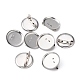 Platinum Plated  Iron DIY Iron Brooch Findings(X-E069Y)-1