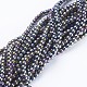 Glass Beads Strands(GR4mm27Y-AB)-1
