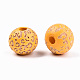 Painted Natural Wood Beads(X-WOOD-T021-53A-10)-2