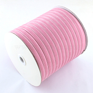 3/8 inch Single Face Velvet Ribbon, Pearl Pink, 3/8 inch(9.5mm), about 200yards/roll(182.88m/roll)(OCOR-R019-9.5mm-036)