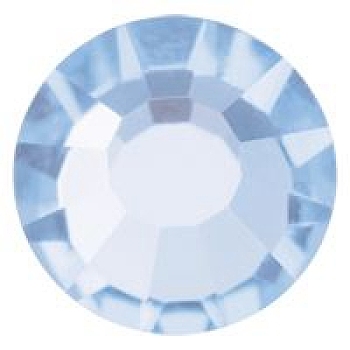 Preciosa&reg Crystal Hotfix Flatback Stones, Czech Crystal, Round(438 11 612 Chaton Rose VIVA 12 &reg), 30020 Light Sapphire, SS12(3.3~3.5mm)