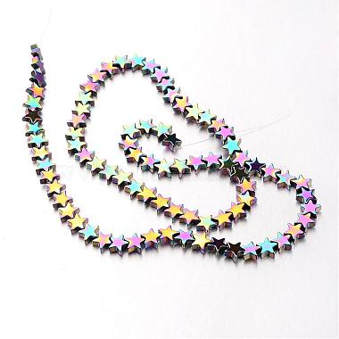 Electroplate Non-magnetic Synthetic Hematite Bead Strands(G-F300-24B-02)-2