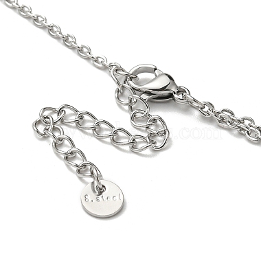 304 Stainless Steel Lariat Necklaces for Women(NJEW-K259-06P)-3