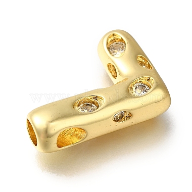 Brass with Cubic Zirconia Pendant(KK-Q818-03L-G)-2