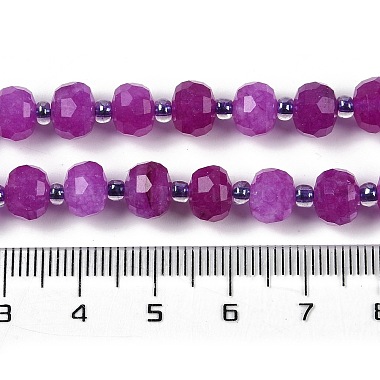 Natural Dyed White Jade Beads Strands(G-H057-A20-03)-5