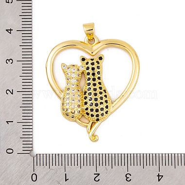 micro cuivres ouvrent pendentifs de zircons(KK-E108-12G)-3