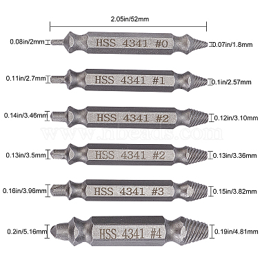 Набор экстракторов из быстрорежущей стали Gorgecraft(TOOL-GF0001-66P)-2
