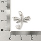 Placage de crémaillère en laiton micro pavé pendentifs en zircone cubique claire(KK-B093-10B-P)-3