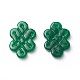 Lustre naturel jade / birman jade lustre composants des liens(G-L495-11)-2