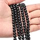 Chapelets de perles en pierre noire synthétique(X-GSR6mmC044)-5