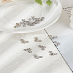 16Pcs 304 Stainless Steel Charms, Bicycle, Stainless Steel Color, 9.2x13.8x1mm, Hole: 1.5mm(STAS-LP0003-69)