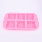 Constellations Pattern Food Grade Silicone Molds, Fondant Molds, for DIY Cake Decoration, Chocolate, Candy, Soap Making, Sagittarius, Scorpio, Libra, Pisces, Aquarius, Aries, Pink, 250x160x18mm(DIY-WH0167-90A)