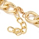 Chunky Aluminum Curb Chain Necklaces for Women(NJEW-K261-01C-G)-4