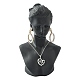 Stereoscopic Plastic Jewelry Necklace Display Busts(NDIS-N003-01)-2
