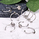 9 piezas 3 estilos 304 configuraciones de anillo de almohadilla de acero inoxidable(STAS-PJ0001-16P)-3