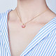 Shegrace 925 collar con colgante de plata esterlina(JN728B)-4