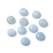 Natural Larimar Cabochons, Half Round/Dome, 5x2.5~3mm(G-F593-02-A)