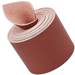 Imitation Leather, Garment Accessories, Sienna, 200x5x0.12cm(DIY-WH0502-86D-01)