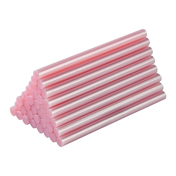 Glue Gun Sticks, Hot Melt Glue Adhesive Sticks for Glue Gun, Sealing Wax Accessories, Pink, 10x0.7cm