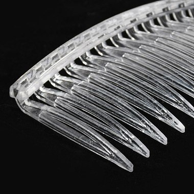 透明なプラスチック製のヘアコームパーツ(X-PHAR-R018-2)-3
