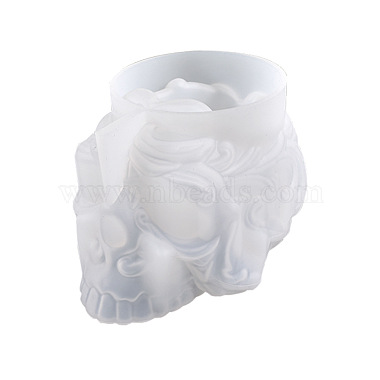 Хэллоуин череп diy силиконовые формы для держателей ручек(WG14496-01)-5