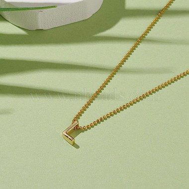 Позолоченные латунные ожерелья с подвесками(NJEW-JN03299-01)-4