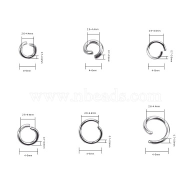 Mixed 304 Stainless Steel Jump Rings(STAS-X0014-B)-2