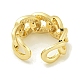 Brass with Cubic Zirconia Open Cuff Rings for Women(RJEW-U011-11G)-3