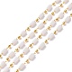 Chaînes de perles de verre faites à la main de 3.28 pied(X-CHC-F008-B02)-4