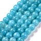 Natural Mashan Jade Round Beads Strands(X-G-D263-6mm-XS28)-1