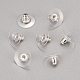 Brass Ear Nuts(KK-I057-S)-1