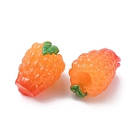 Mini Resin Simulation Raspberry, Artificial Fruit, for Dollhouse Accessories Pretending Prop Decorations, Dark Orange, 17x15x13.5mm(RESI-WH0077-20G)