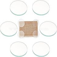 6Pcs Glass Fabric Weight, Sewing Weight, Samples Cutting Weights for Sewing Accessories, Clear, 80x5mm(AJEW-CA0002-85)