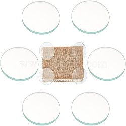 6Pcs Glass Fabric Weight, Sewing Weight, Samples Cutting Weights for Sewing Accessories, Clear, 80x5mm(AJEW-CA0002-85)