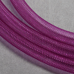 Plastic Net Thread Cord, Purple, 8mm, 30Yards(PNT-Q003-8mm-24)
