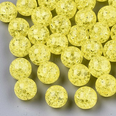 Transparent Crackle Acrylic Round Beads Strands(X-CCG-R002-12mm-09)-3